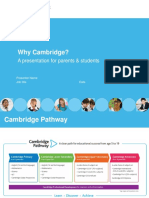 Why Cambridge?: A Presentation For Parents & Students