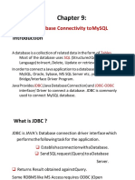 Database Connectivity To Mysql: Tables SQL