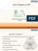 Awareness Program On IMS: Integrated Management System