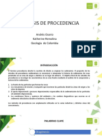 Analisis de Procedencia