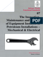 Defense Works Int ST Inspect Maint and Test at Petrol Sites MechandElec PDF