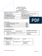 Course - Outline - Inferential Statistics Fall-19, BS (A&F) - IV