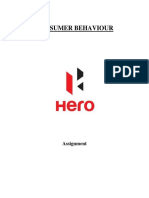 Consumer Behaviour of Hero Passion