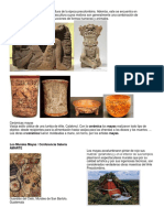 Esculturas Piramides Mayas