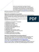 What Is Accounting: Cash Flows