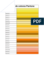 Colores Pantone