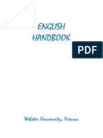 English Handbook: Webster University, Vienna