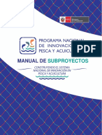 Manual de Subproyectos Pnipa