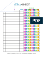 Checklist Template