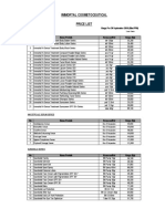 Price List Immortal (Luar Jawa)