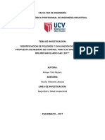 Identificación de Peligros y Riesgos para Proponer Medidas de Control