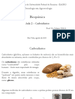 Aula 2 - Carboidratos