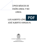 Principios de Regresión Lineal y No Lineal PDF