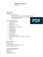 FD - Internship Document Guidelines