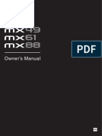 MX 88 Manual Part 1