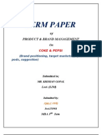 Term Paper: Product & Brand Management