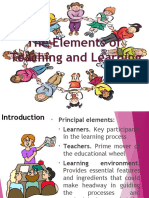 The Elements of Teaching and Learning