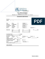 Formato de Ecografia Obstetrica