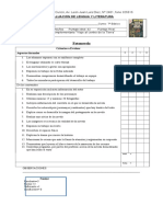 Lista de Cotejo FOTONOVELA