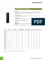Tabla de Capacidades Cable Argos