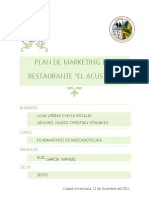 Plan de Marketing de Un Restaurante 1 PDF