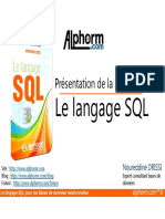 Support de La Formation Le Langage SQL - SS