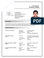 Taslima Bilkis CV