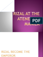 Rizal at The Ateneo de Manila