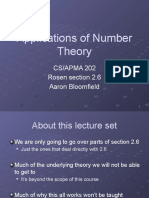 12 Applications of Number Theory