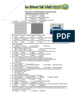 Summative Test in E-Tech 3rd Quarter