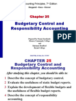 Budgetary Control and Responsibility Accounting