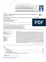 11 Practical Recycling Applications of Crushed Waste Glass in Construction Materials A Review 2017