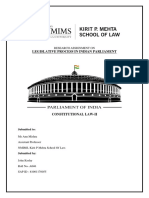 Legislative Process in Parliament