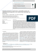 Peting Assessments of Market-Driven, Sustainability-Centered, and