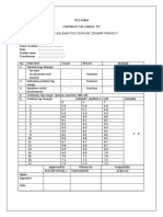 Test Form Oltc