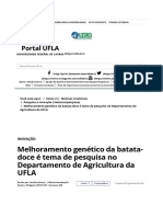 Estudo Sobre Batata Doce