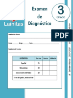 3er Grado - Examen de Diagnóstico (2019-2020)