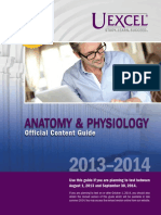 Exam Content Guide Anatomy and Physiology