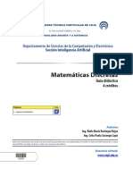 Matemáticas Discretas - Guía