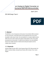 Implementing An Analog-to-Digital Converter On The Texas Instruments MSP430 Microcontroller