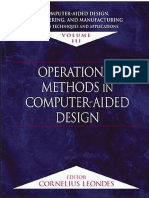 Computer-Aided Design, Engineering, and Manufacturing - Systems Techniques and Applications, Volume III, Operational Methods in Computer-Aided Design PDF