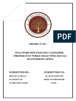 Project On:: Factors Influencing Customer