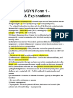 Nbme Ob/Gyn Form 1 - Answers & Explanations: - Placenta Previa Must Be Ruled Out Prior To A Digital Exam