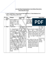 Reasoned Document For Amendment To Indian Railway Standard Specification For Fusion Welding of Rails by Alumino-Thermic Process (IRST-19-2012)