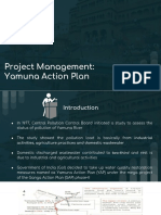 Project Management - Yamuna Action Plan