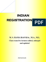 Indian Registration Act: M. S. RAMA RAO B.SC., M.A., M.L