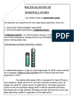 Practical Study of Borewell Pump