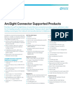 Arcsight Connector Supported Products Flyer