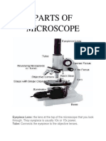 Parts of Microscope: Eyepiece Lens: Tube