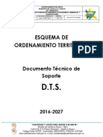 Esquema de Ordenamiento Territorial 2016